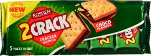 Крекер Choco 2 Crack Roshen м/у 5х47г