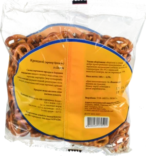 Крендель Замолодь «Брезель» крекерний з сіллю, 160 г