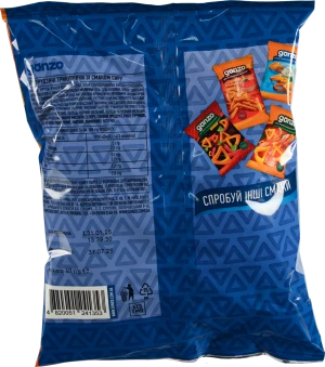 Трикутники кукурудзяні зі смаком сиру Gonzo м/у 40г