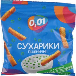 Сухарики пшеничні сметана зелень 70г