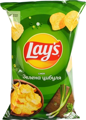 Чипси картопляні Lay's Зелена цибуля 120г