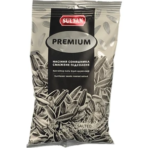Насіння Sultan 120г соняшника підсолене смугасте смажене