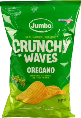 Чіпси Jumbo 90г crunchy орегано хвилясті