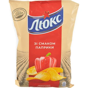 Картопляні чіпси Паприка Люкс 133г