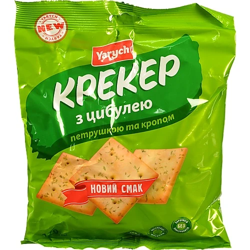 Крекер З цибулею петрушкою та кропом Yarych м/у 170г