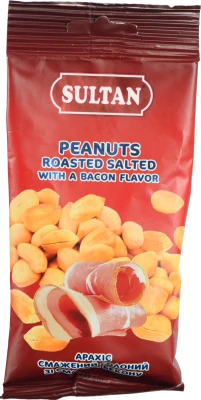 Арахіс смажений солоний зі смаком бекону Sultan м/у 60г