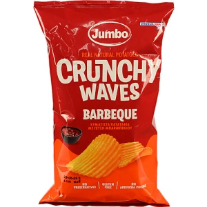 Чіпси Jumbo 90г crunchy барбекю хвилясті