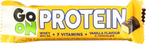 Батончик зі смаком ванілі в шоколаді Protein Go On Nutrition м/у 50г