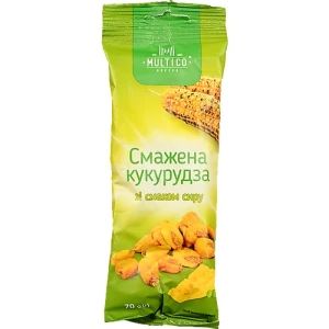 Кукурудза Multico 70г смажена солона смак сиру