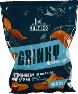 Грінки Multico 90г сало з часником