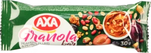 Батончик гранола з арахісом, сливою та арахісовою пастою Axa 30г