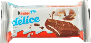 Тістечко бісквітне з какао та молочною начинкою Delice Kinder м/у 39г