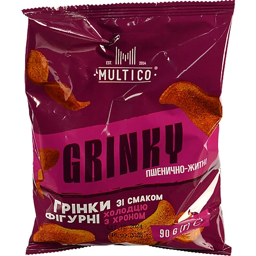 Грінки Multico 90г холодець хрін