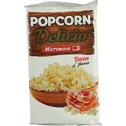 Попкорн Delicio 90г бекон мікро