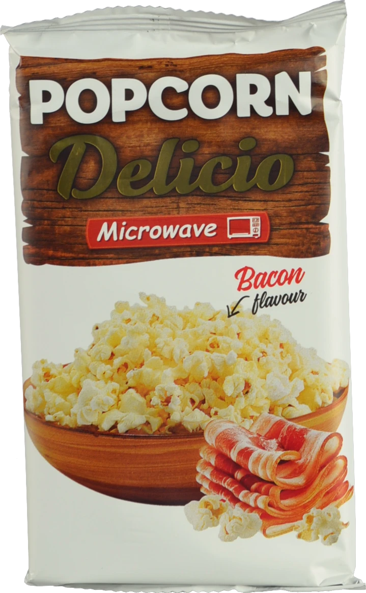 Попкорн Delicio 90г бекон мікро