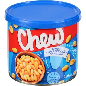Арахіс «Chew» смажений солоний, 120 г