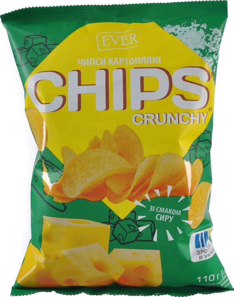 Чіпси EVER 110г сир