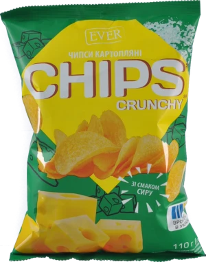 Чіпси EVER 110г сир