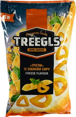 Сніданки сухі Трігли зі смаком сиру Treegls м/у 150г