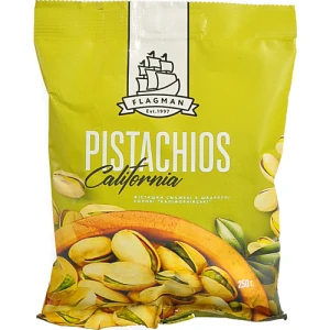 Фісташки Флагман 250г каліфорнійські смажені в шкарлупі солоні