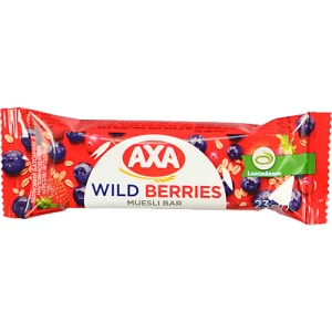 Батончик зерновий Wild berries Axa м/у 23г