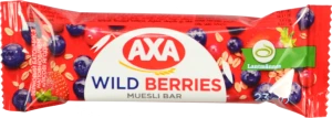 Батончик зерновий Wild berries Axa м/у 23г