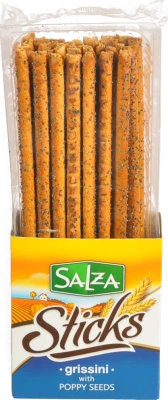 Гріссіні Salza з маком, 235 г