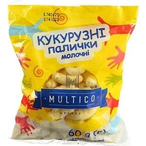 Кукурудзяні палички Multico Odessa 60г молочні
