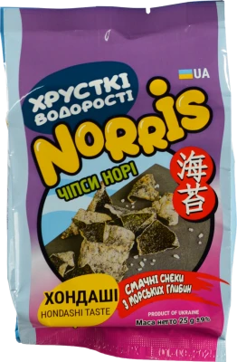 Чіпси норі Norris 25г хондаші