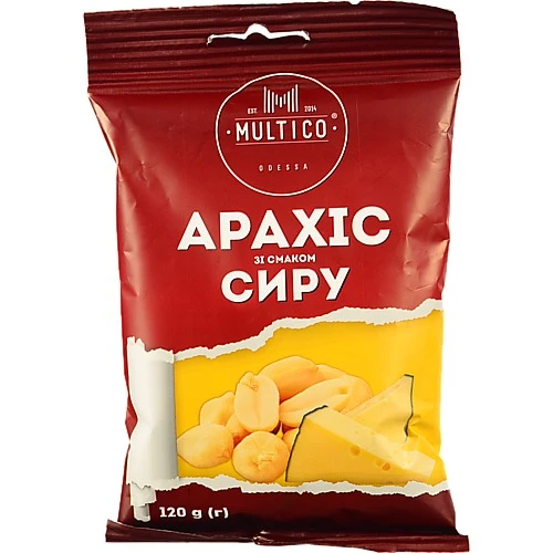 Арахіс Multico 120г смажений сирний