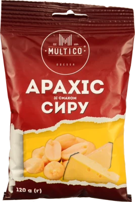 Арахіс Multico 120г смажений сирний