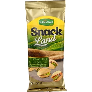 Фісташки Snack Land смажені солоні, 75 г