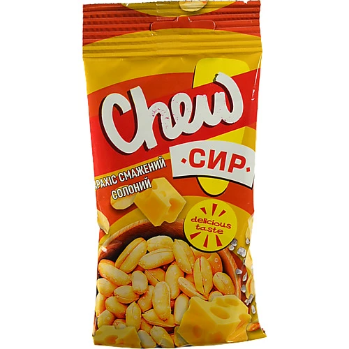 Арахіс Chew 60г сир смажений солоний
