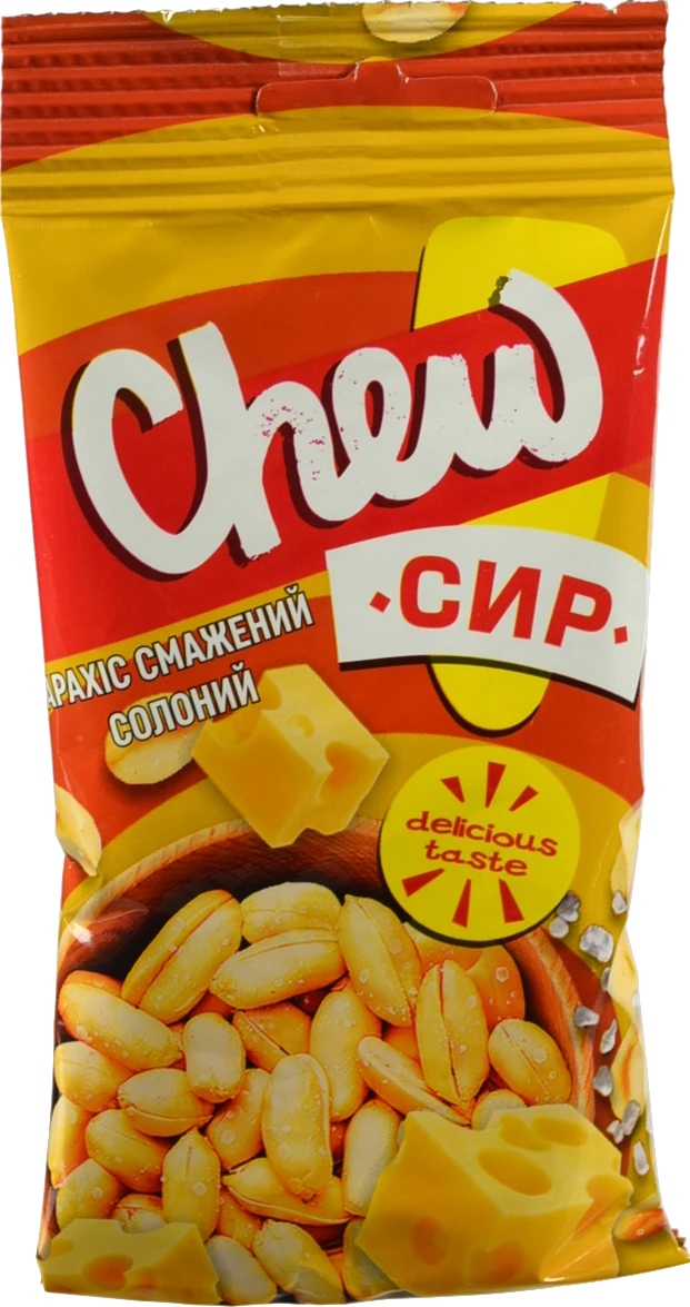 Арахіс Chew 60г сир смажений солоний