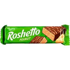 Вафлі глазуровані Peanut Roshetto Roshen м/у 34г