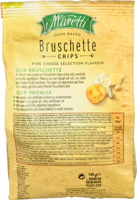Запечені сирні брускети Maretti 140г