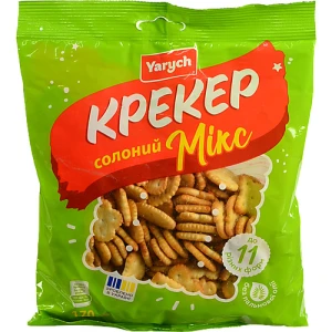 Крекер Yarych 170г солоний мікс