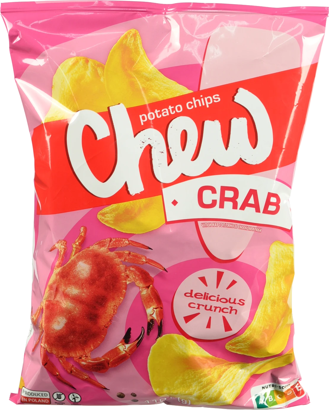 Чіпси CHEW110г зі смаком краба