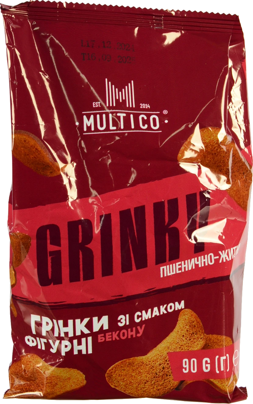 Грінки Multico 90г бекон