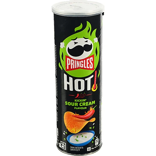 Чіпси Pringles 160г hot kickin sour cream