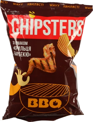 Чипси Chipsters 95г крильця барбекю