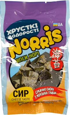 Чіпси норі Norris 25г сир