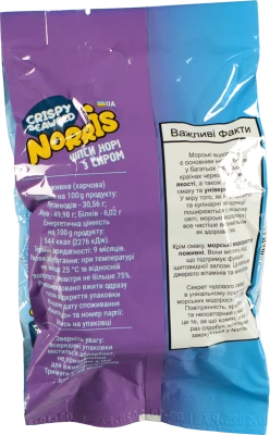 Чіпси норі Norris 25г сир