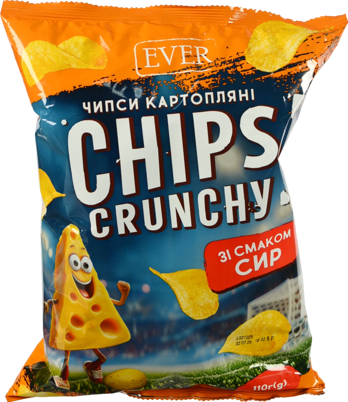 Чипси EVER 110г картопляні сир