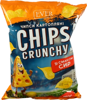 Чипси EVER 110г картопляні сир