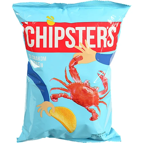 Чипси Chipsters 100г краб