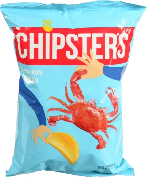 Чипси Chipsters 100г краб