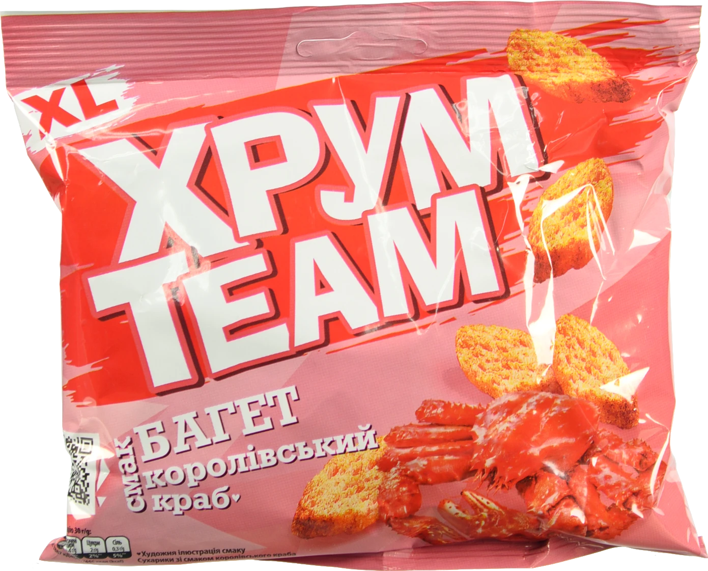 Багет ХрумTeam 90г королівський краб
