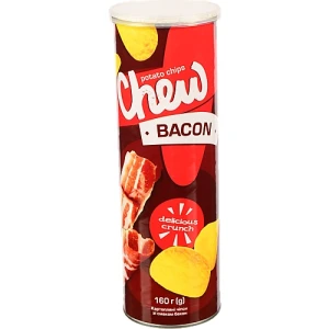 Чіпси Chew 160г бекон