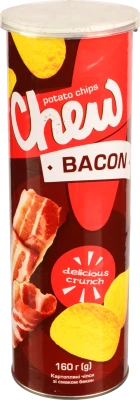 Чіпси Chew 160г бекон